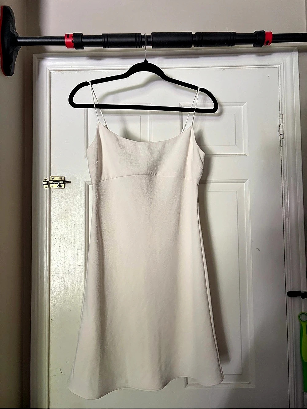 Aritzia Wilfred Foxley Crepette Mini Dress Light Birch 6